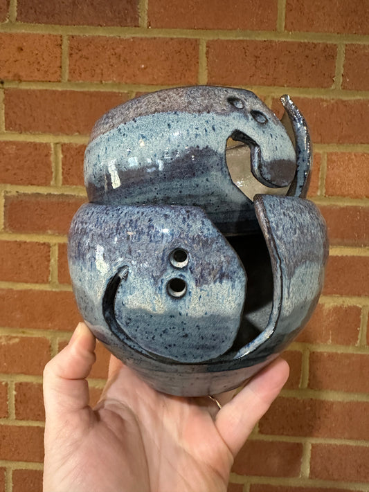 Blue Horizon Yarn Bowl