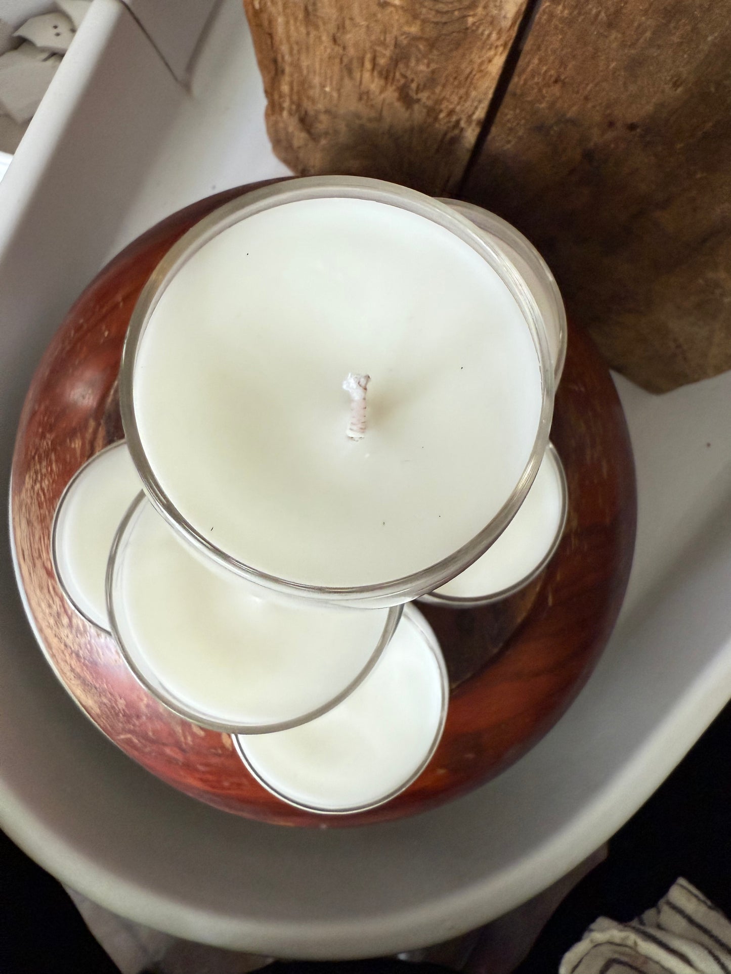 Feather & Bloom Candles