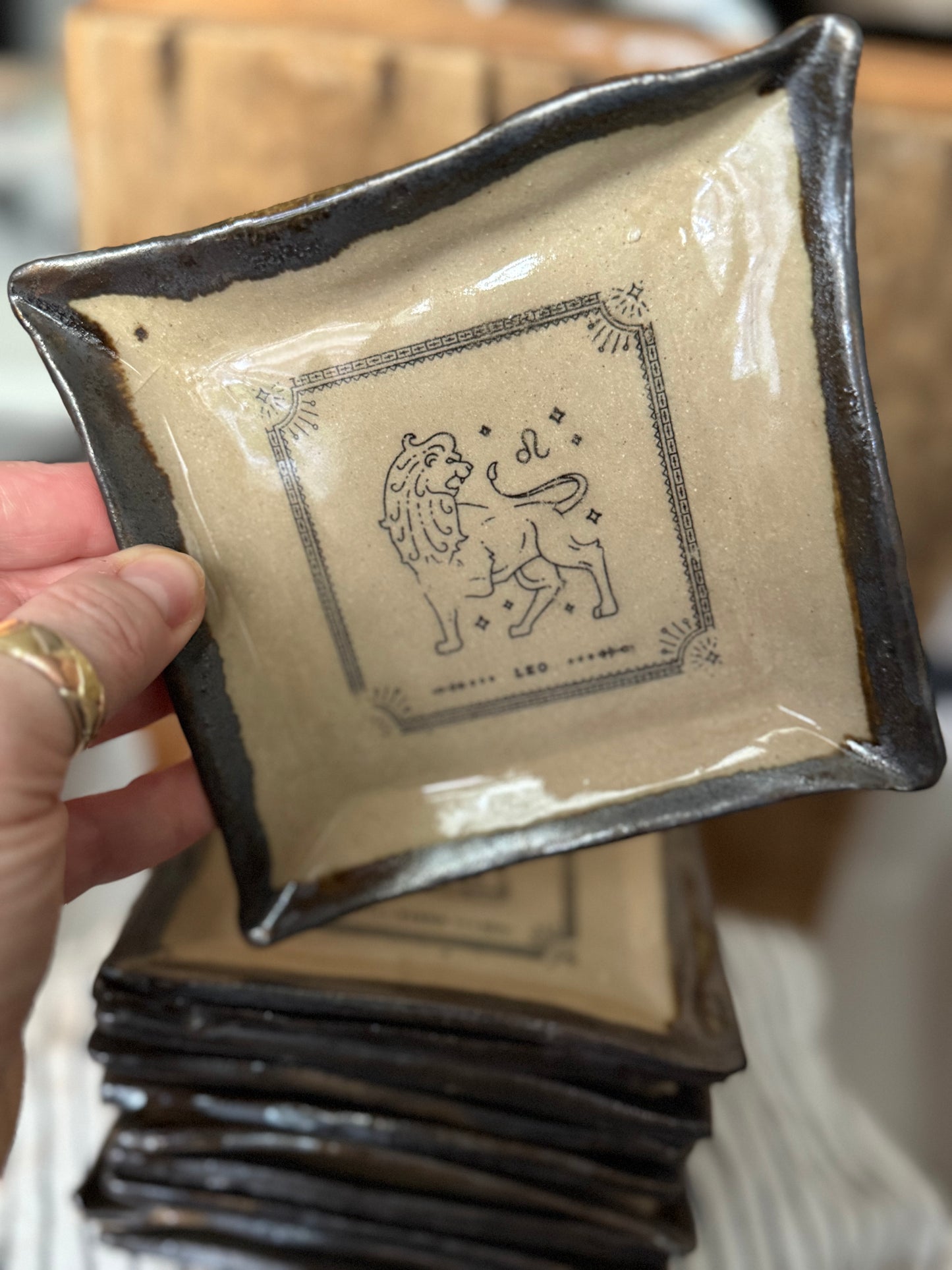 Zodiac Bronzed Plates