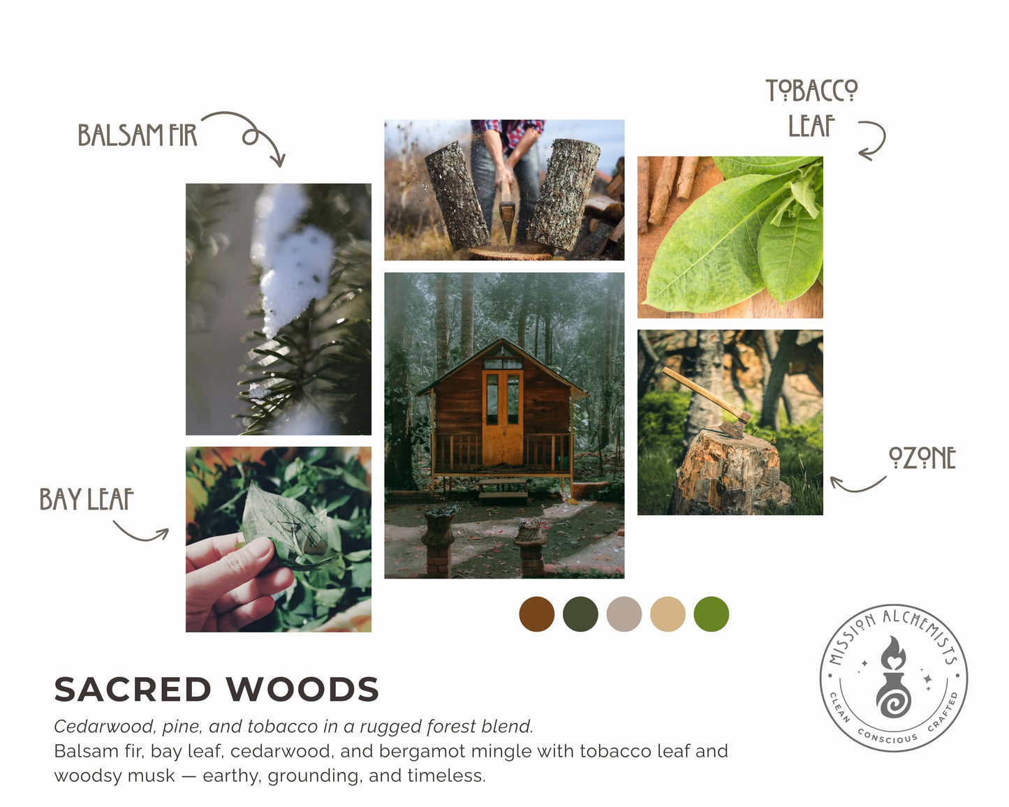 Sacred Woods Candles