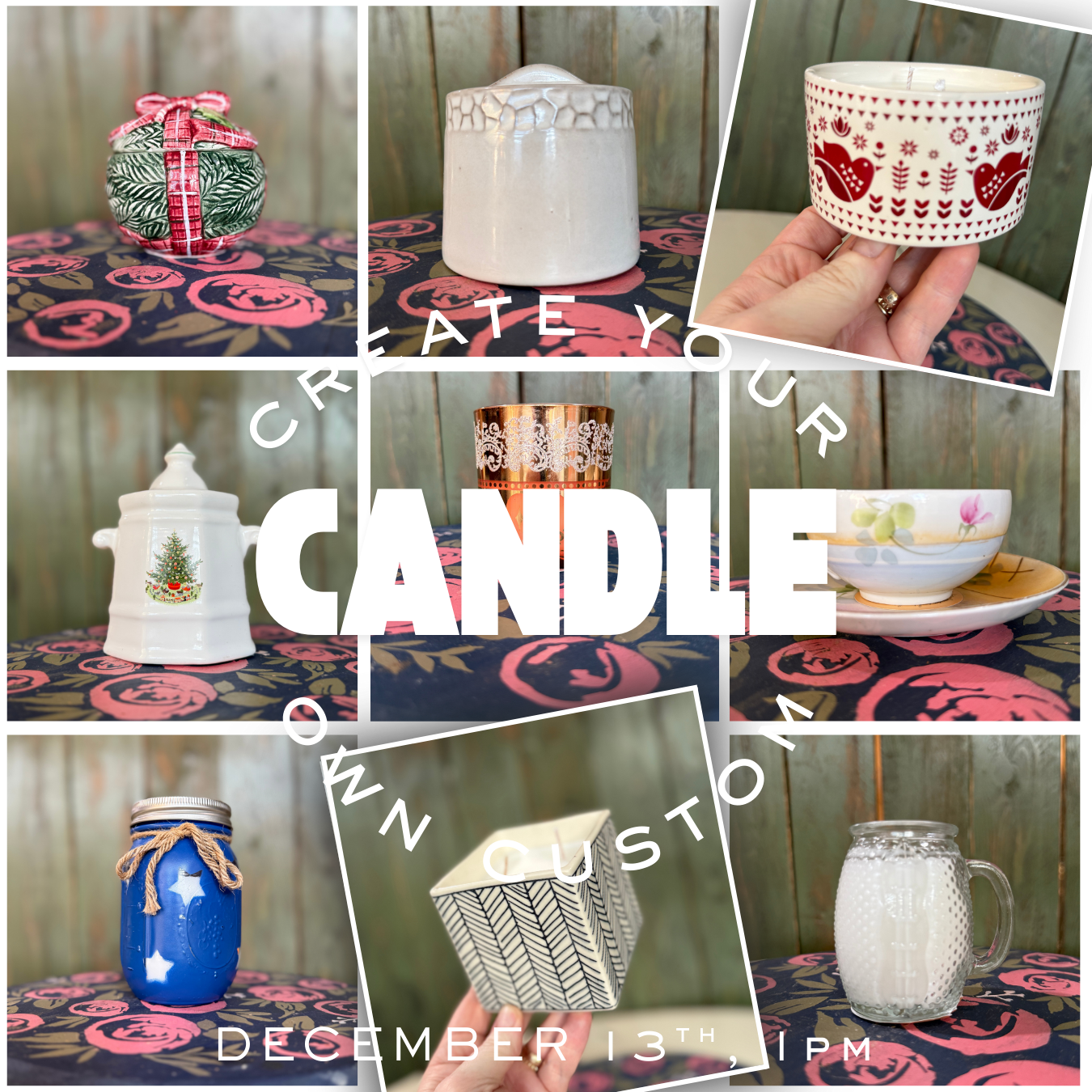 Workshop: MYO Candle (eco-friendly & non-toxic)