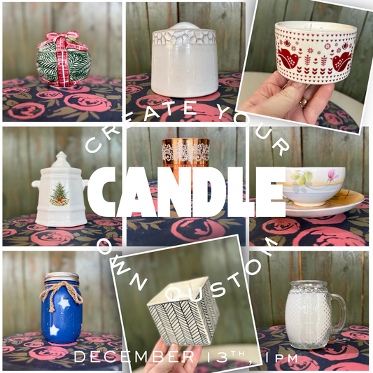 Workshop: MYO Candle (eco-friendly & non-toxic)