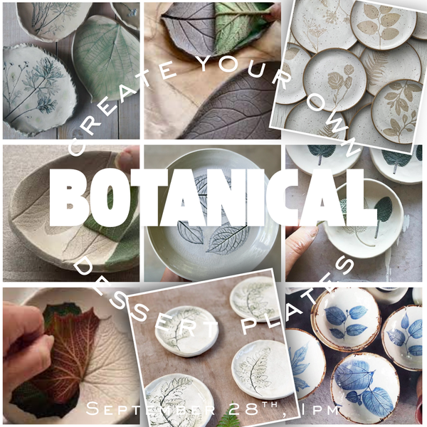 Workshop: Botanical Dessert Plates
