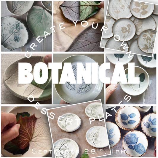 Workshop: Botanical Dessert Plates