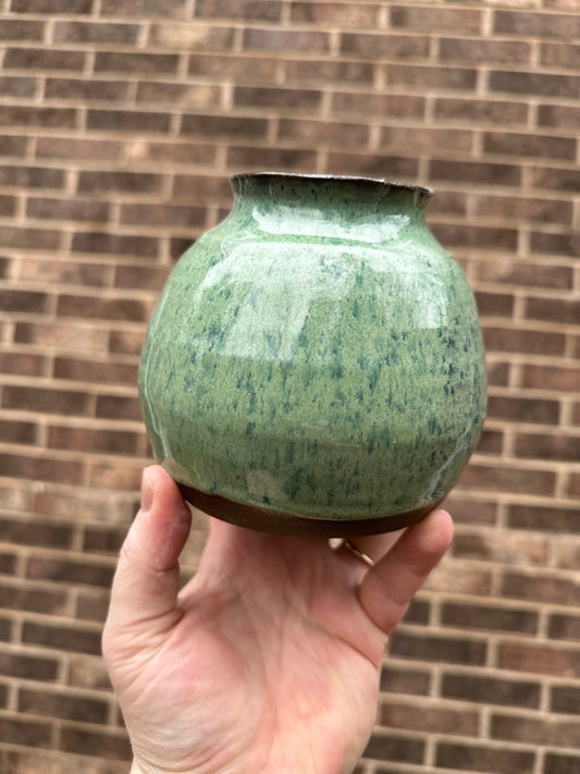 Misty Meadow Big Belly Vase