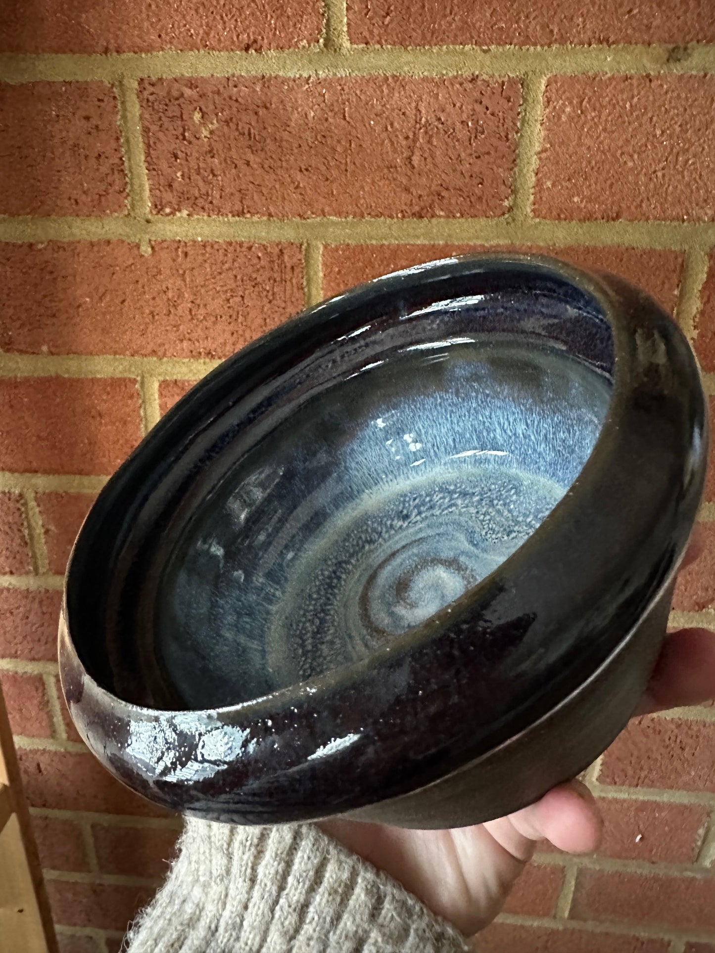 Arctic Storm Bubble Bowl or Planter