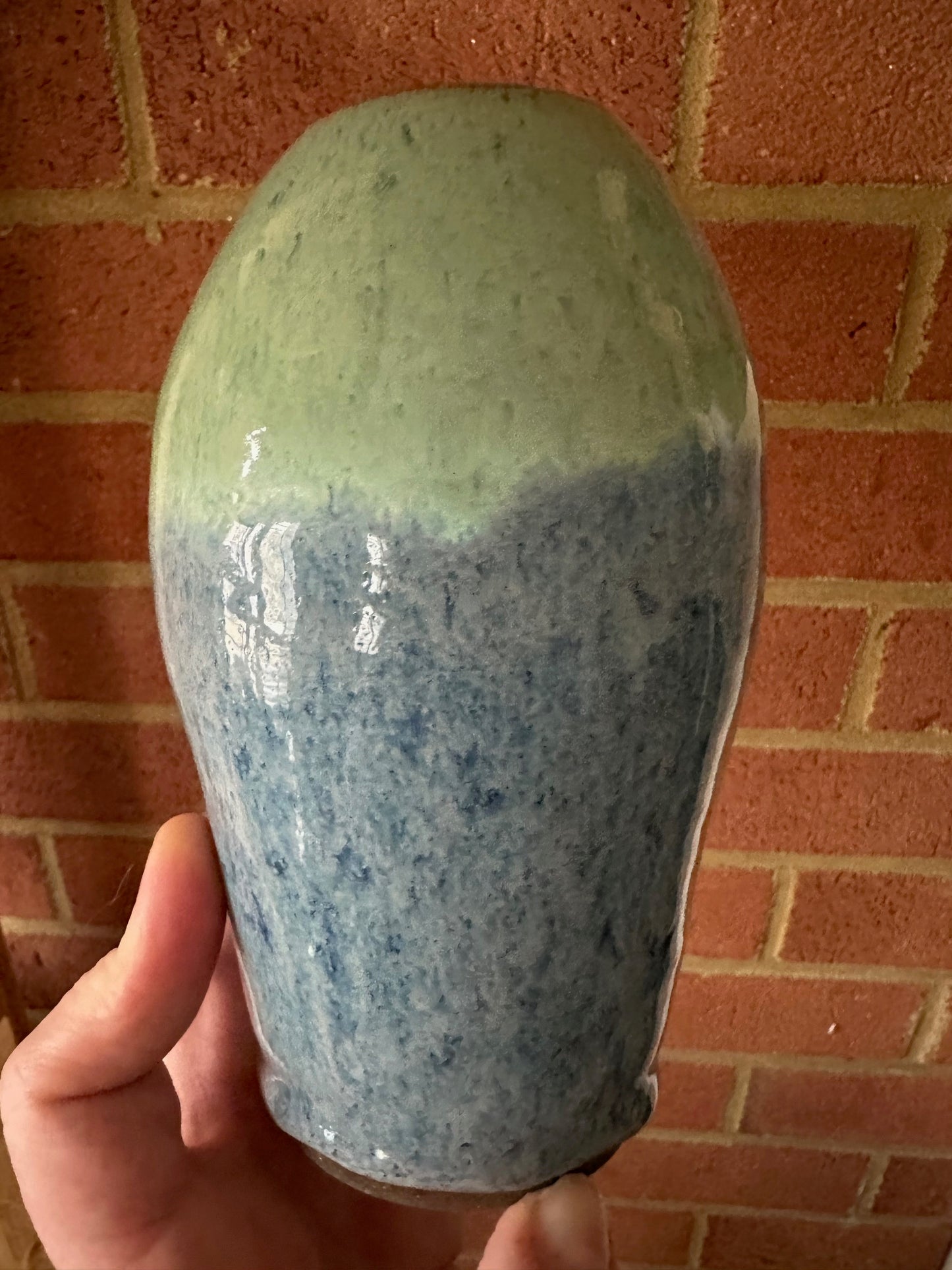 Two Tone Cerulean Meadow Vase