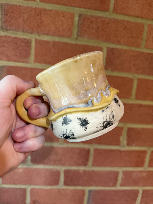Honey Bee Pot Mug