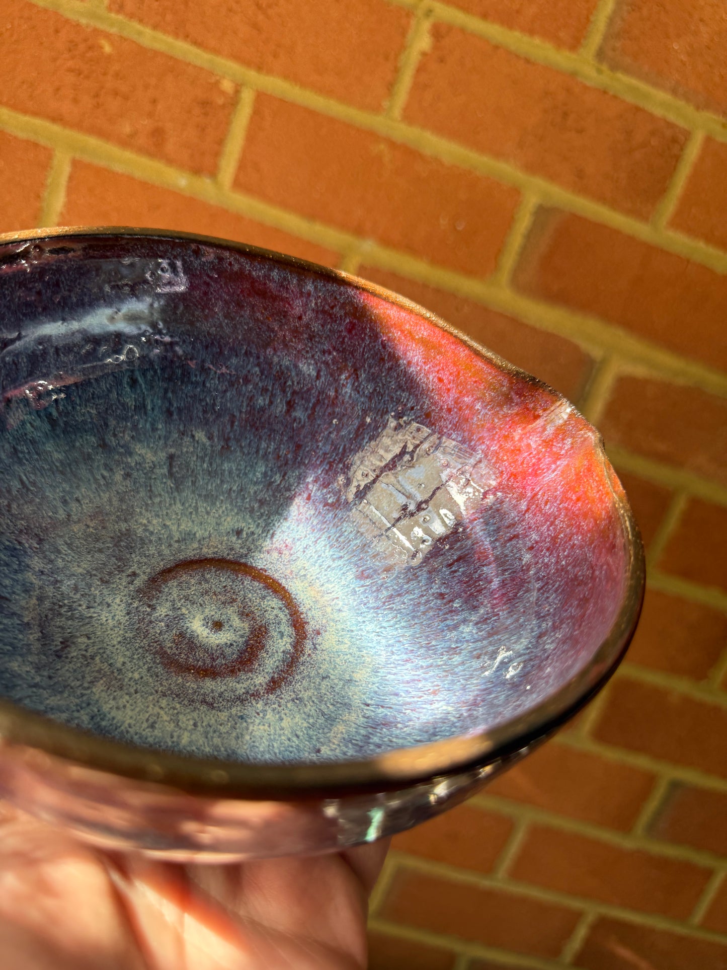 Amethyst Glow Bowl with Spout