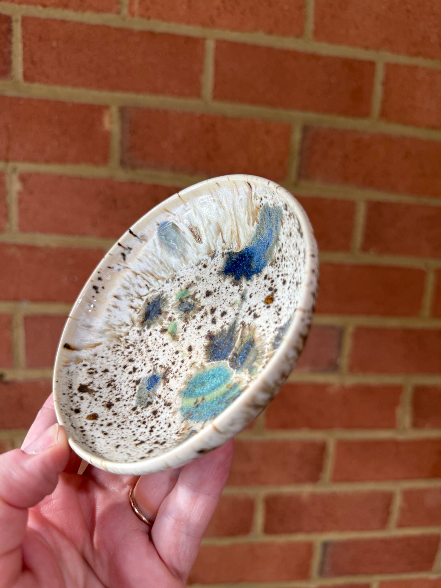 Kintsugi Splatter Platter & Bowl Set