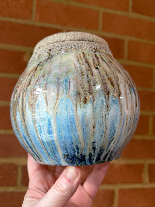 Drippy Moon Jar