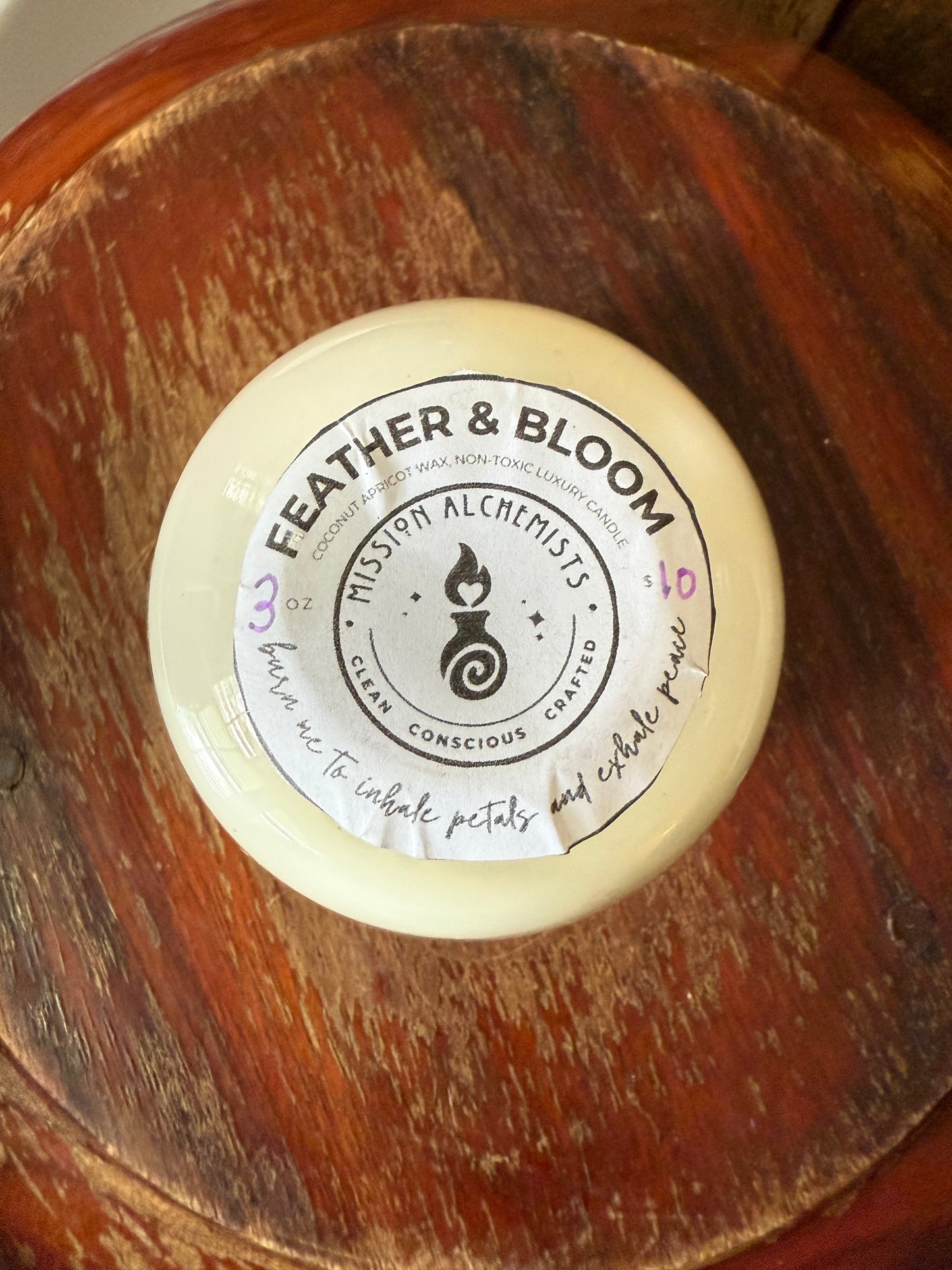 Feather & Bloom Candles