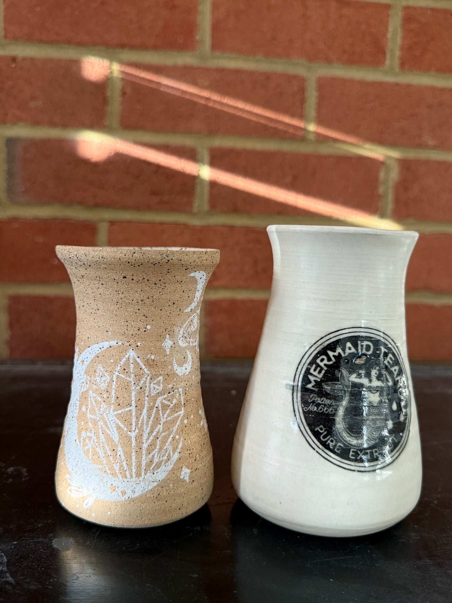 Crystal Moth Moon Diffuser Bottle or Vase