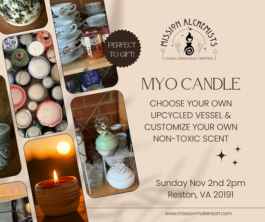 Workshop: MYO Candle (eco-friendly & non-toxic)