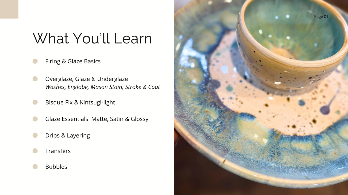 Workshop: Special Glazing Techniques