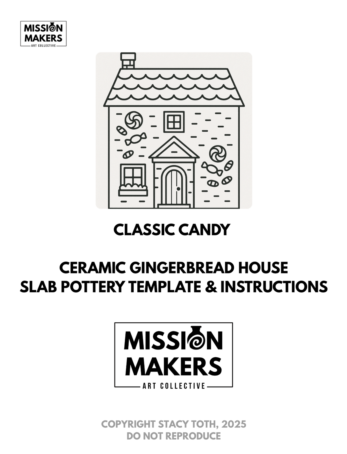 Workshop: MYO Ceramic Gingerbread House
