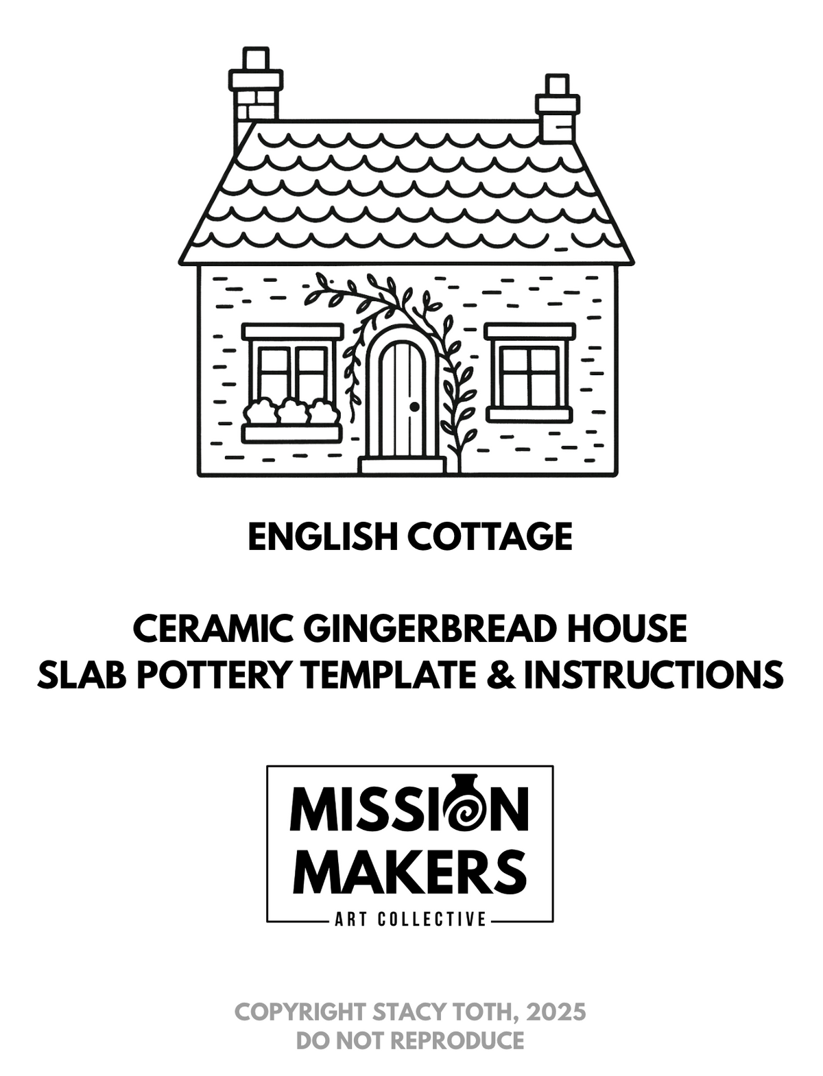 Workshop: MYO Ceramic Gingerbread House