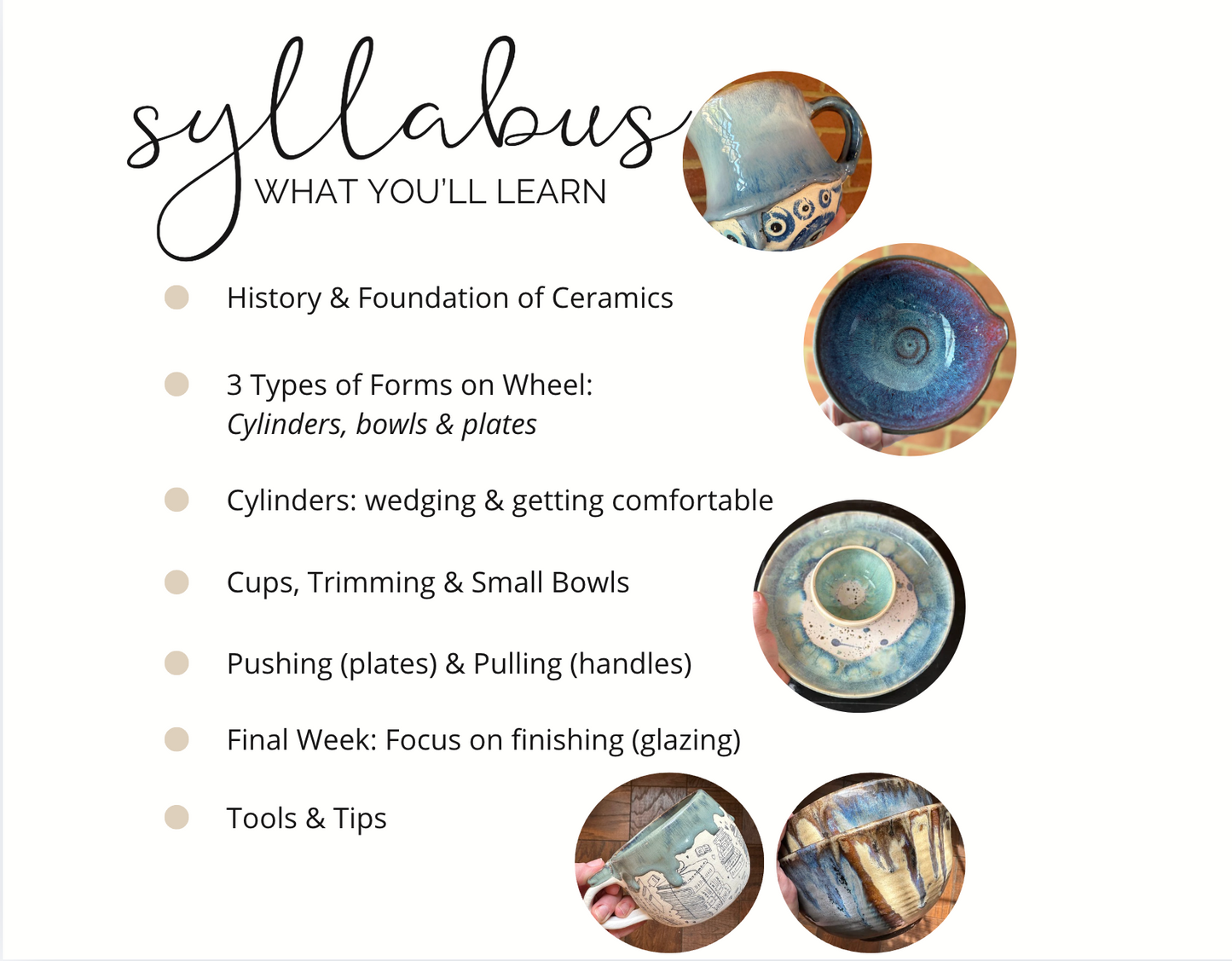 Beginner's Wheel: 4 Week Class