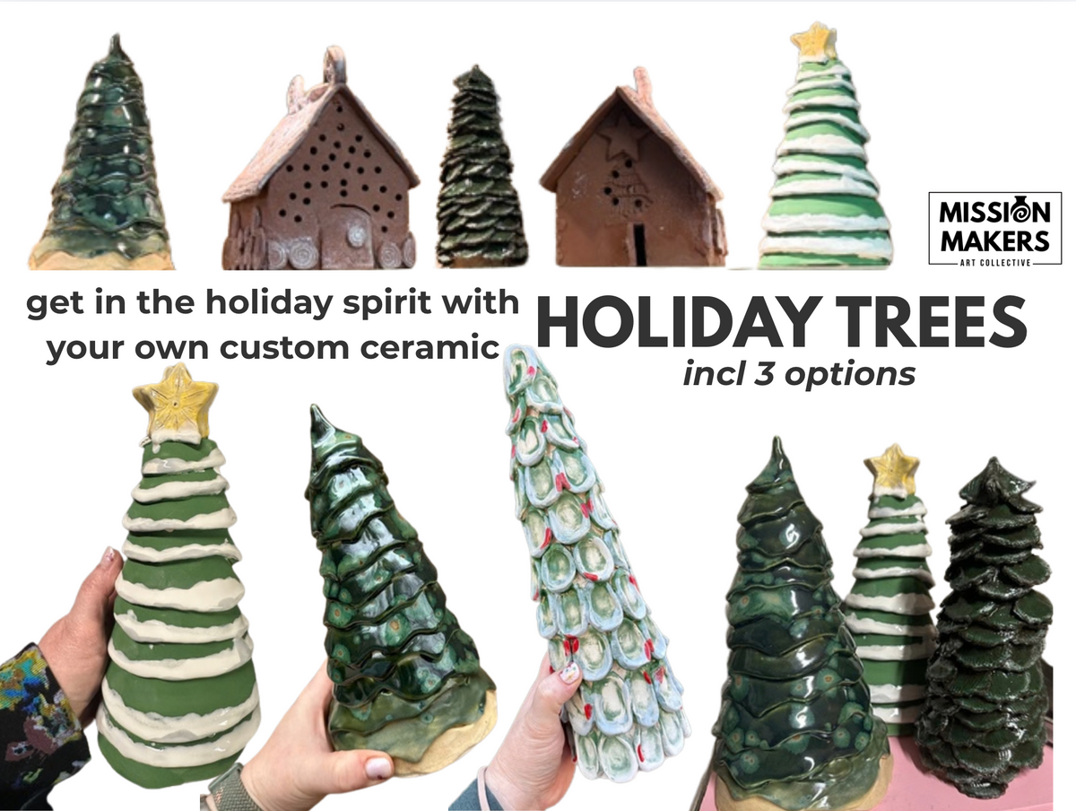 Workshop: MYO Ceramic (holiday) Christmas Tree